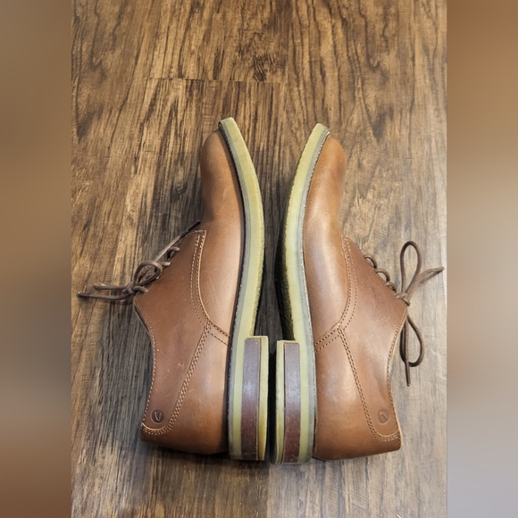 Clark's Jaxen Low Lace Up Brown Leather Oxfords Size 8 - Picture 5 of 7